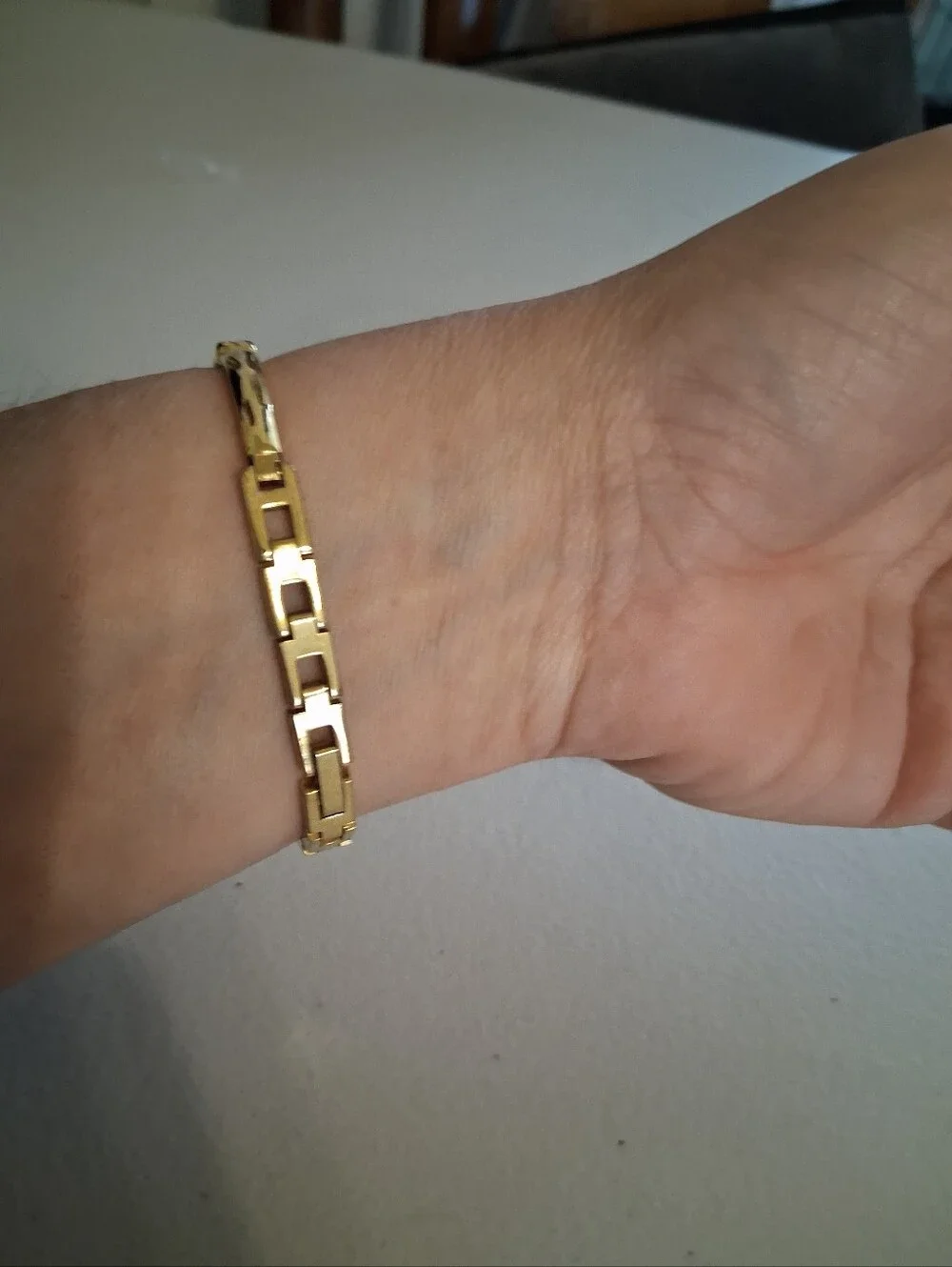 Vintage Collezio Gold Tone Cherub Braclet Watch